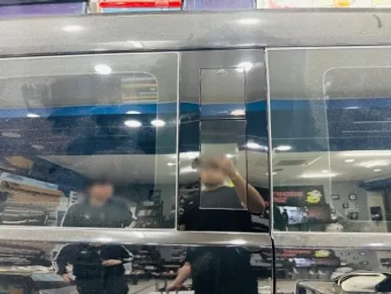 싼타페 블랙아웃 총청리 | 휠래핑 +하단부 크롬몰딩 + C필러 유광블랙 시공 후기 | 고양시 고스트랩 / 고양 일산 덕양구