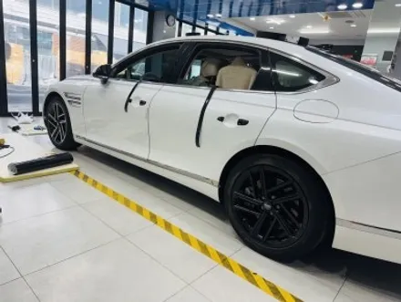 제네시스 페이스리프트 G80, 블랙 아머 장착 완료!🔥 크롬 삭제 & 랩핑 풀커스텀 / 고양 일산 덕양구