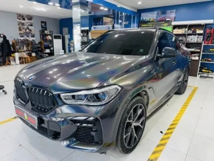 BMW X6, 차가 완전히 달라졌어요! 전체 랩핑 제거  +석회물 제거 +사틴 블랙 랩핑 재시공+ 유리막 코팅(고양 일산 파주 랩핑샵에서 만나요) / 고양 일산 덕양구