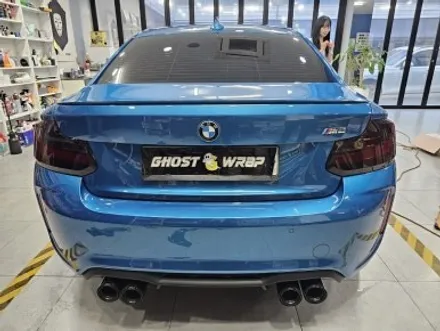BMW M2 | 그릴 테두리 랩핑, 전면 후면 라이트 PPF, 측면 썬팅 제거 후 재시공 | 고양랩핑/일산랩핑/파주랩핑/강서랩핑/은평랩핑 / 고양 일산 덕양구