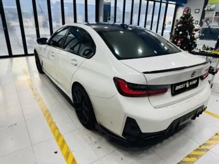 BMW 340i 사틴블랙 전체 랩핑, 흰색 흔적 없는 완벽 마감 후기 (ft. 변색 라이트 PPF) / 고양 일산 덕양구