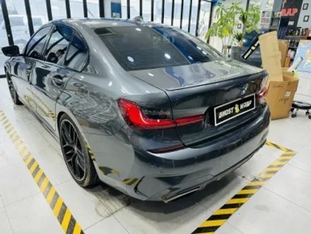 BMW340i 트렁크 리드 PPF 및 엠블럼 시공_ 고양,파주,일산,덕양구,화전동,덕은지구,향동,마포,은평,양천,강서,목동,수색,상암,공덕,응암,서대문랩핑샵 / 고양 일산 덕양구