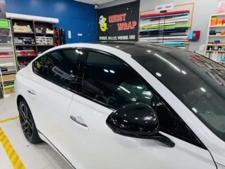 제네시스 페이스리프트 G80, 블랙 아머 장착 완료!🔥 크롬 삭제 & 랩핑 풀커스텀 / 고양 일산 덕양구
