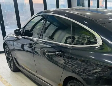 BMW 6GT 올블랙 완성: 윈도우 크롬 죽이기 & \'낮져밤이\' 변색 라이트 PPF 시공기 / 고양 일산 덕양구