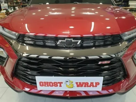 고스트랩(ghostwrap) 트레일블레이저 그릴 크롬죽이기,손잡이 랩핑 시공 / 고양 일산 덕양구