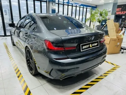 BMW340i 트렁크 리드 PPF 및 엠블럼 시공_ 고양,파주,일산,덕양구,화전동,덕은지구,향동,마포,은평,양천,강서,목동,수색,상암,공덕,응암,서대문랩핑샵 / 고양 일산 덕양구