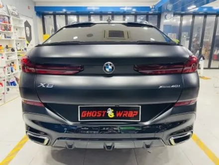BMW X6, 차가 완전히 달라졌어요! 전체 랩핑 제거  +석회물 제거 +사틴 블랙 랩핑 재시공+ 유리막 코팅(고양 일산 파주 랩핑샵에서 만나요) / 고양 일산 덕양구