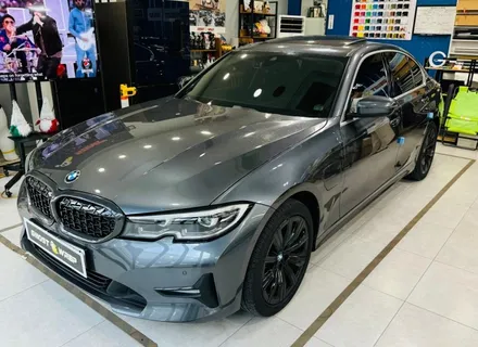 BMW 330e 크롬죽이기: 블랙 랩핑으로 완성된 다크한 매력 [고양/일산/파주 랩핑]🚖✨ / 고양 일산 덕양구