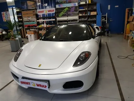 고스트랩(Ghostwrap) 페라리 F430 전체랩핑(비닐프로그-사틴 화이트펄,유광블랙, 3M-리얼카본) / 고양 일산 덕양구