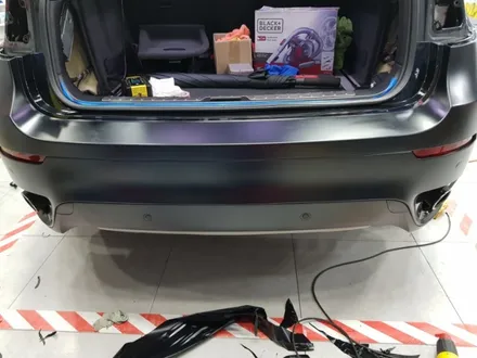 고스트랩(ghostwrap) BMW X6 전체랩핑(사틴블랙) 시공 / 고양 일산 덕양구