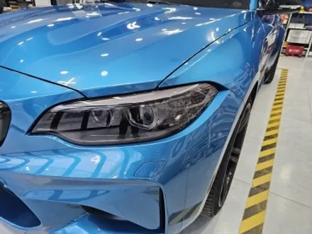 BMW M2 | 그릴 테두리 랩핑, 전면 후면 라이트 PPF, 측면 썬팅 제거 후 재시공 | 고양랩핑/일산랩핑/파주랩핑/강서랩핑/은평랩핑 / 고양 일산 덕양구