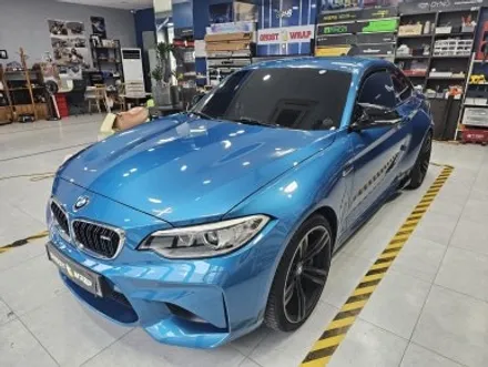 BMW M2 | 그릴 테두리 랩핑, 전면 후면 라이트 PPF, 측면 썬팅 제거 후 재시공 | 고양랩핑/일산랩핑/파주랩핑/강서랩핑/은평랩핑 / 고양 일산 덕양구