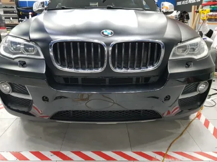 고스트랩(ghostwrap) BMW X6 전체랩핑(사틴블랙) 시공 / 고양 일산 덕양구