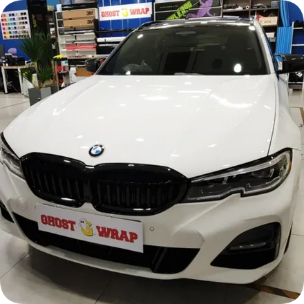 BMW 3시리즈 윈도우 크롬죽이기, 덕트 포인트랩핑_ 고양.일산.덕양.파주. 덕은지구.향동.행신동.상암동.마포.은평.수색 랩핑샵 / 고양 일산 덕양구
