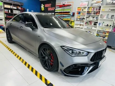 벤츠 CLA AMG 블랙 휠랩핑 시공 _ 서울, 경기, 고양, 일산 랩핑 / 고양 일산 덕양구
