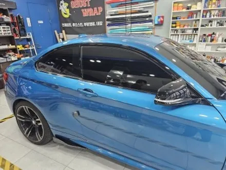 BMW M2 | 그릴 테두리 랩핑, 전면 후면 라이트 PPF, 측면 썬팅 제거 후 재시공 | 고양랩핑/일산랩핑/파주랩핑/강서랩핑/은평랩핑 / 고양 일산 덕양구