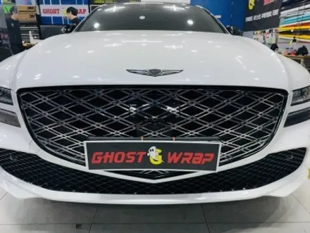 제네시스 페이스리프트 G80, 블랙 아머 장착 완료!🔥 크롬 삭제 & 랩핑 풀커스텀 / 고양 일산 덕양구