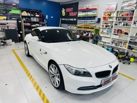 BMW Z4 | 루프스킨 PET랩핑, 사이드미러 랩핑, 엠블럼 교체 | 경기 고양 일산 고스트랩 / 고양 일산 덕양구