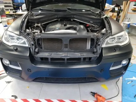 고스트랩(ghostwrap) BMW X6 전체랩핑(사틴블랙) 시공 / 고양 일산 덕양구