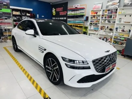 제네시스 페이스리프트 G80, 블랙 아머 장착 완료!🔥 크롬 삭제 & 랩핑 풀커스텀 / 고양 일산 덕양구