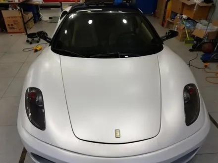 고스트랩(Ghostwrap) 페라리 F430 전체랩핑(비닐프로그-사틴 화이트펄,유광블랙, 3M-리얼카본) / 고양 일산 덕양구