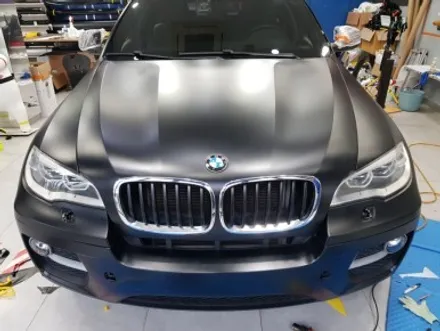 고스트랩(ghostwrap) BMW X6 전체랩핑(사틴블랙) 시공 / 고양 일산 덕양구
