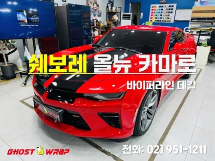 쉐보레 올뉴 카마로 | 바이퍼라인 데칼 시공 | 고양랩핑/일산랩핑/파주랩핑/강서랩핑/은평랩핑 / 고양 일산 덕양구