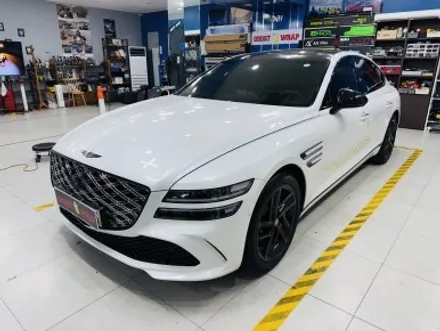 제네시스 페이스리프트 G80, 블랙 아머 장착 완료!🔥 크롬 삭제 & 랩핑 풀커스텀 / 고양 일산 덕양구