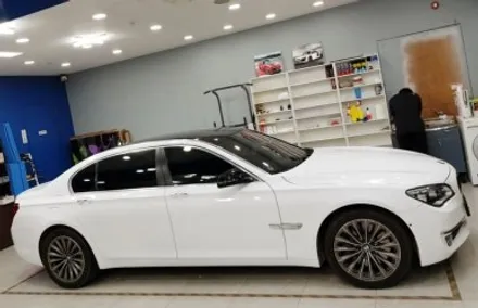 고스트랩(ghostwrap) BMW 750Li 전체랩핑 (유광화이트) / 고양 일산 덕양구