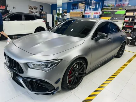 벤츠 CLA AMG 블랙 휠랩핑 시공 _ 서울, 경기, 고양, 일산 랩핑 / 고양 일산 덕양구