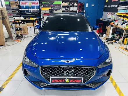풀 체인지! 제네시스 G70, 사틴 블랙 랩핑 + 라이트 PPF + 유리막 코팅으로 럭셔리 UP! (고양 일산 랩핑) / 고양 일산 덕양구