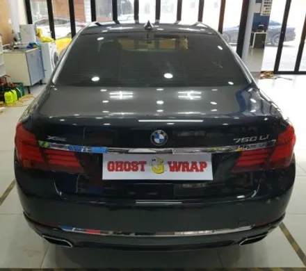 고스트랩(ghostwrap) BMW 750Li 전체랩핑 (유광화이트) / 고양 일산 덕양구