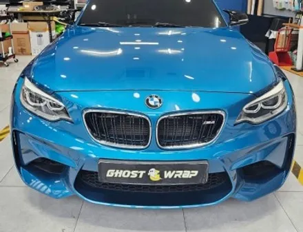BMW M2 | 그릴 테두리 랩핑, 전면 후면 라이트 PPF, 측면 썬팅 제거 후 재시공 | 고양랩핑/일산랩핑/파주랩핑/강서랩핑/은평랩핑 / 고양 일산 덕양구