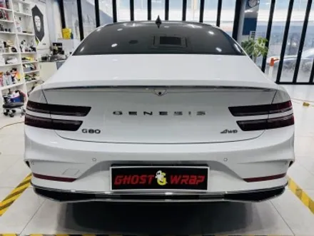 제네시스 페이스리프트 G80, 블랙 아머 장착 완료!🔥 크롬 삭제 & 랩핑 풀커스텀 / 고양 일산 덕양구