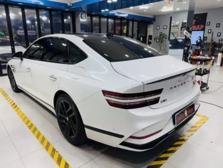 제네시스 페이스리프트 G80, 블랙 아머 장착 완료!🔥 크롬 삭제 & 랩핑 풀커스텀 / 고양 일산 덕양구
