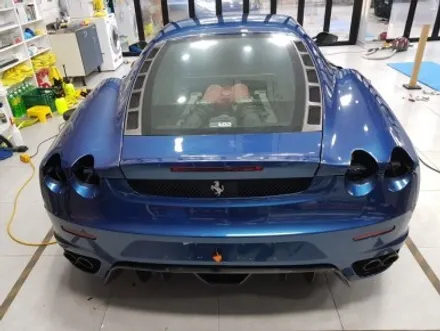 고스트랩(Ghostwrap) 페라리 F430 전체랩핑(비닐프로그-사틴 화이트펄,유광블랙, 3M-리얼카본) / 고양 일산 덕양구