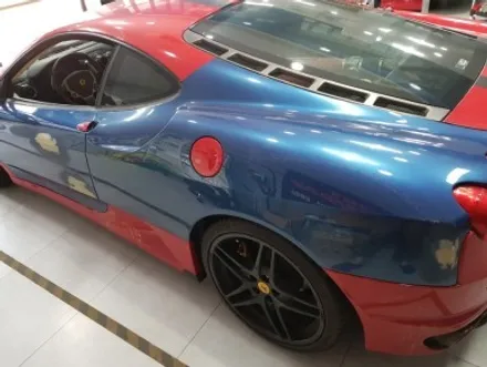 고스트랩(Ghostwrap) 페라리 F430 전체랩핑(비닐프로그-사틴 화이트펄,유광블랙, 3M-리얼카본) / 고양 일산 덕양구