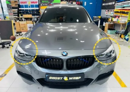 BMW 3GT, 라이트 톤다운 스모그팔름 & B/C필러 PPF 시공 후기 (일산 고스트랩) / 고양 일산 덕양구