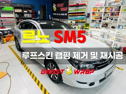 🛠️르노 SM5 루프스킨 제거 및 재시공 랩핑 대작전! [고양/일산/파주 랩핑 이야기]🚖✨ / 고양 일산 덕양구