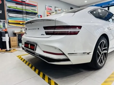 제네시스 페이스리프트 G80, 블랙 아머 장착 완료!🔥 크롬 삭제 & 랩핑 풀커스텀 / 고양 일산 덕양구