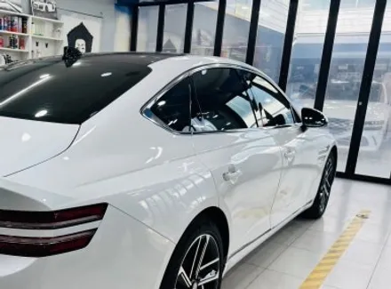 제네시스 페이스리프트 G80, 블랙 아머 장착 완료!🔥 크롬 삭제 & 랩핑 풀커스텀 / 고양 일산 덕양구