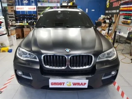 고스트랩(ghostwrap) BMW X6 전체랩핑(사틴블랙) 시공 / 고양 일산 덕양구