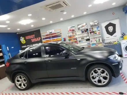 고스트랩(ghostwrap) BMW X6 전체랩핑(사틴블랙) 시공 / 고양 일산 덕양구