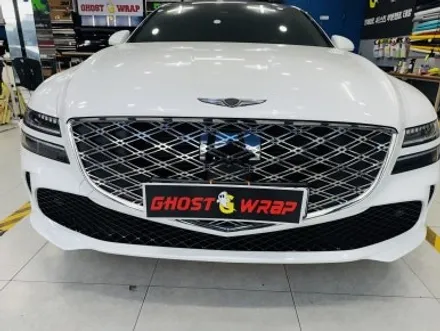 제네시스 페이스리프트 G80, 블랙 아머 장착 완료!🔥 크롬 삭제 & 랩핑 풀커스텀 / 고양 일산 덕양구