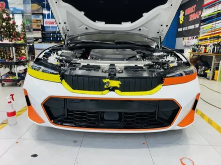 BMW 340i 사틴블랙 전체 랩핑, 흰색 흔적 없는 완벽 마감 후기 (ft. 변색 라이트 PPF) / 고양 일산 덕양구