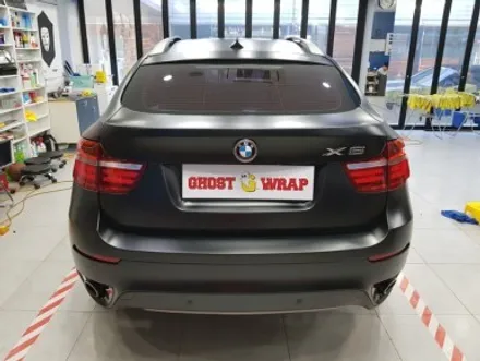 고스트랩(ghostwrap) BMW X6 전체랩핑(사틴블랙) 시공 / 고양 일산 덕양구