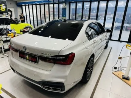 BMW 740li 루프스킨 PET 랩핑 시공후기: 일산 랩핑 맛집 / 고양 일산 덕양구