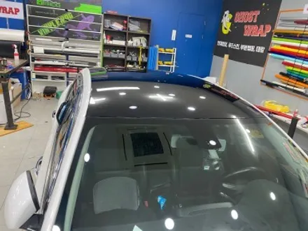 고스트랩(GhostWrap) SM6 루프스킨 유광블랙 랩핑 시공 / 고양 일산 덕양구