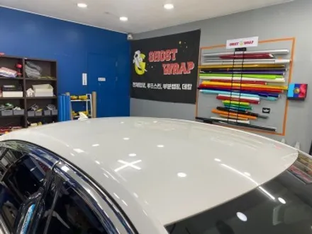 고스트랩(GhostWrap) SM6 루프스킨 유광블랙 랩핑 시공 / 고양 일산 덕양구