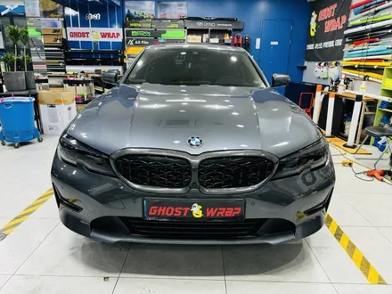 BMW 330e | 헤드라이트 스모그필름 (PPF), 뒷범퍼 하단 포인트 랩핑 | 고양랩핑/일산랩핑/파주랩핑/강서랩핑/은평랩핑 / 고양 일산 덕양구